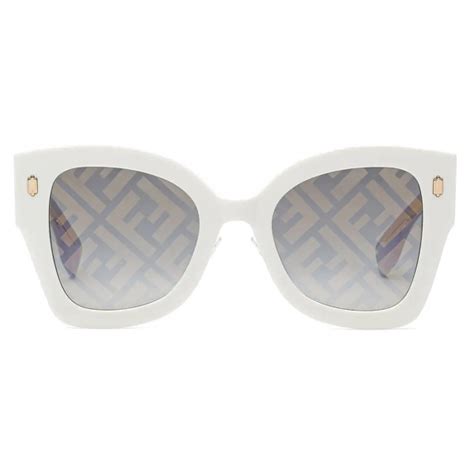 fendi sunglasses white|authentic Fendi sunglasses.